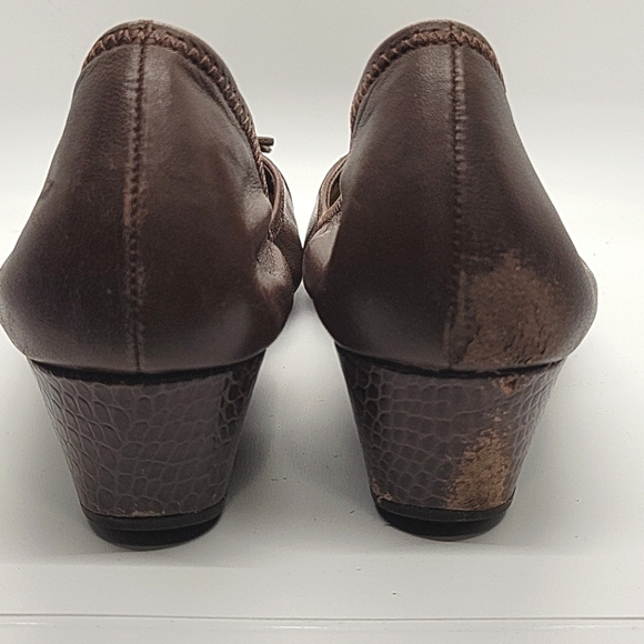 Cole Haan Brown Leather Shoes D38365 Size 8 1/2 - Picture 5 of 6
